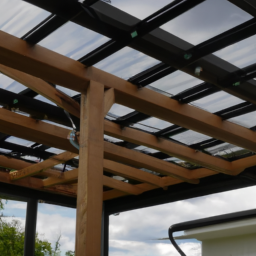 Pergola en bois et métal : combinaison originale et esthétique Lambesc