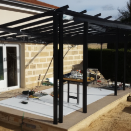 Pergola en bois traité autoclave : durabilité et résistance aux intempéries Billiers